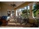 Community bike rack on the patio, providing residents with convenient and eco-friendly transportation options at 2302 Silver Palm Dr # 203, Kissimmee, FL 34747