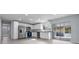 Bright kitchen with stainless steel appliances, granite countertops, and pool view at 2763 E Waco Dr, Deltona, FL 32738