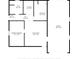 Main floor plan displaying the bedroom, living room, kitchen, bathrooms, and garage layout at 36408 E Eldorado Lake Dr, Eustis, FL 32736