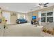 Large bonus room with ample natural light and versatile space for work or play at 5056 Gandross Ln, Mount Dora, FL 32757