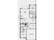 Detailed floor plan showcasing the layout of the primary bedroom, kitchen, great room, and two car garage at 5362 Spoonflower Ct, St Cloud, FL 34771