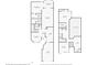 Detailed floor plan showcasing the layout of the home's first and second floors at 604 Chestnut Oak Cir # 106, Altamonte Springs, FL 32701