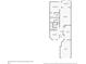 Detailed first floor plan with primary bedroom, living room, kitchen, dining room, and garage layout at 604 Chestnut Oak Cir # 106, Altamonte Springs, FL 32701