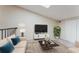 Cozy living room showcases a neutral color palette, a comfortable sofa, and a media center at 604 Chestnut Oak Cir # 106, Altamonte Springs, FL 32701