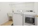 Laundry room featuring a utility sink, washing machine, and dryer at 10404 Park Commons Dr, Orlando, FL 32832
