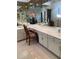 Vanity with double sinks, a makeup area, and mirrored walls at 1121 Arbor Glen Cir, Winter Springs, FL 32708