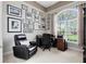 Office with large window, comfortable chair, and lots of natural light at 1525 Eagle Nest Cir, Winter Springs, FL 32708
