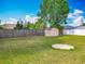 Expansive backyard features a shed and plenty of green space, ideal for recreation and relaxation at 20446 Macon Pkwy, Orlando, FL 32833