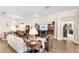 Comfortable living room with wood flooring, recessed lights and neutral decor at 2086 Biller Cir, The Villages, FL 32163
