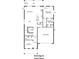 Sweetgum first floor plan featuring an open layout, kitchen, Gathering room, and primary suite with a two-bay garage at 30269 Rustic Mill St, Mount Dora, FL 32757