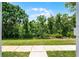 Backyard featuring lush greenery, mature trees, and a tranquil view at 304 Southern Pecan Cir # 105, Winter Garden, FL 34787