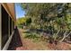 Fenced backyard with mature trees offers shade and privacy at 30546 Lipizzan Ter, Mount Dora, FL 32757