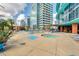 Enjoy this pool and jacuzzi with city views at 322 E Central Blvd # 1909, Orlando, FL 32801