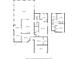 Detailed floor plan showcasing the layout of the home, including room dimensions and key features at 408 S Winsome Ct, Lake Mary, FL 32746
