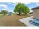 Wide open back yard with mature trees and shaded areas at 43825 State Road 19, Altoona, FL 32702