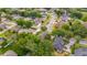 Real estate aerial of neighborhood and homes at 530 Hiawatha Palm Pl, Apopka, FL 32712