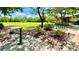 Scenic view of the community park featuring a water fountain, greenery and a large open lawn at 921 Begonia Rd # 302, Celebration, FL 34747