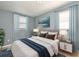 Comfortable bedroom showcases a well-made bed with coordinated decor and natural light at 994 Lormann Cir, Longwood, FL 32750