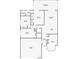 Detailed floor plan showcasing the layout of the home's bedrooms, bathrooms, and living spaces at 1021 Whalebone Bay Dr, Kissimmee, FL 34741