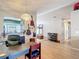 Home office or study with ample workspace, hardwood floors, and views into other rooms, ideal for focus at 1021 Whalebone Bay Dr, Kissimmee, FL 34741