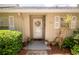 Welcoming front door with decorative wreath and charming curb appeal at 1333 Villa Ln # 47, Apopka, FL 32712