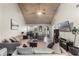 Inviting living space with open layout, vaulted ceiling and modern finishes at 1333 Villa Ln # 47, Apopka, FL 32712