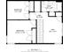Detailed floor plan showcasing layout of the bedrooms, den, bathrooms, hall and stairs at 17985 Adrift Rd, Winter Garden, FL 34787