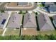 Aerial view of the house in a residential neighborhood at 2312 Rose Blvd, Winter Haven, FL 33881