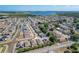 Wide aerial view of the community showcasing the location and density of residential homes at 2312 Rose Blvd, Winter Haven, FL 33881