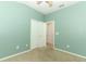 Bedroom featuring carpet flooring, ceiling fan, and closet for optimal storage at 2530 San Jacinto Cir # 2530, Sanford, FL 32771