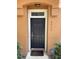 Front door of home featuring the address and manicured landscaping at 2530 San Jacinto Cir # 2530, Sanford, FL 32771