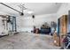 Spacious two-car garage, featuring ample storage and an automatic door opener at 4296 Mirror Ct, Clermont, FL 34714