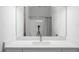 A vanity mirror reflecting the shower space at 5953 Westgate Dr # 1823, Orlando, FL 32835