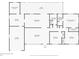 Detailed floorplan of the home showcasing the layout of the bedrooms, bathrooms, kitchen, and living spaces at 735 Baltimore Dr, Orlando, FL 32810