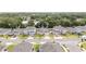 Community aerial view showcasing well-maintained single-Gathering homes in a quiet neighborhood at 928 Avenal Ln, Davenport, FL 33837