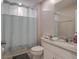 Well-maintained bathroom with shower, toilet, and vanity with sink at 3302 Stonegate Dr, Ocoee, FL 34761