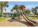 Community playground with slide and other play equipment, perfect for families at 10374 Park Commons Dr, Orlando, FL 32832