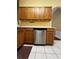 Kitchen featuring wood cabinets and stainless steel dishwasher at 1156 Brandy Lake View Cir, Winter Garden, FL 34787