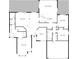 Detailed floor plan showing the layout and dimensions of each room in the house at 14841 Faversham Cir, Orlando, FL 32826