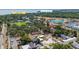 Aerial view of property showing proximity to Kirk Park, Montverde Town Hall, and the Post Office at 17409 Division St, Montverde, FL 34756