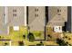 Aerial view showcasing backyards and the layout of homes in a residential neighborhood at 2264 Emerald Springs Dr, Apopka, FL 32712