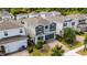 An aerial view showcases this property within a neighborhood setting at 2264 Emerald Springs Dr, Apopka, FL 32712