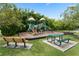 Community playground and picnic area offering a fun and safe space for children to play at 2264 Emerald Springs Dr, Apopka, FL 32712