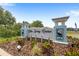 Entrance to the Blue Spring Reserve community, featuring attractive signage and landscaping at 508 Yellow Submarine Ct, Groveland, FL 34736