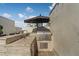 Rooftop outdoor kitchen with a built-in grill, sink, and granite countertops at 654 Mariposa St, Orlando, FL 32801