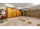 Garage with peg board and garage door offers lots of storage at 1039 Whispering Cv, Casselberry, FL 32707