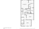 Second floor plan displaying the primary bathroom, bedrooms, closets, and laundry room layout at 12079 Scrub Palm Ln, Orlando, FL 32824