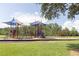 Colorful community playground with swings, slides, and climbing structures for active outdoor fun at 12079 Scrub Palm Ln, Orlando, FL 32824