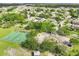 Aerial view of basketball court in community with houses nearby at 1523 Casa Park Cir, Winter Springs, FL 32708