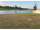 Spacious backyard leading to a serene lake at 2000 Golden Beak Dr, Eagle Lake, FL 33839